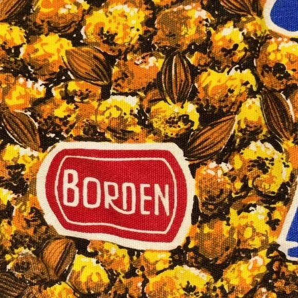 Vintage Cracker Jack Candied Popcorn & Peanuts Borden Canvas Shoulder Tote Bag - Picture 3 of 8